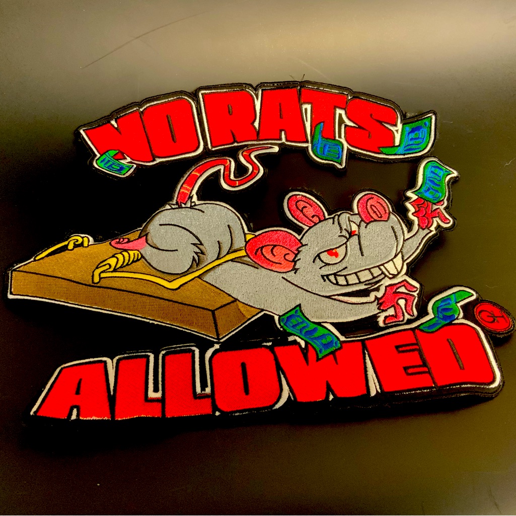 No Rats Allowed Patch